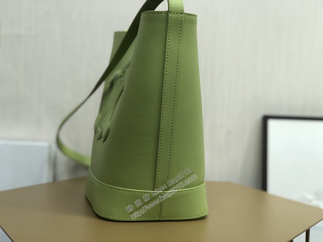 Celine專櫃2023s春夏新品CUIR TRIOMPHE小號繡花光滑牛皮水桶包 賽琳百搭斜挎肩背女包 sldj2438